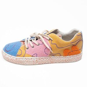 Dulis x Alex Proba Sneakers Women's US 9 EU 40 Multicolor Canvas Rare Collab